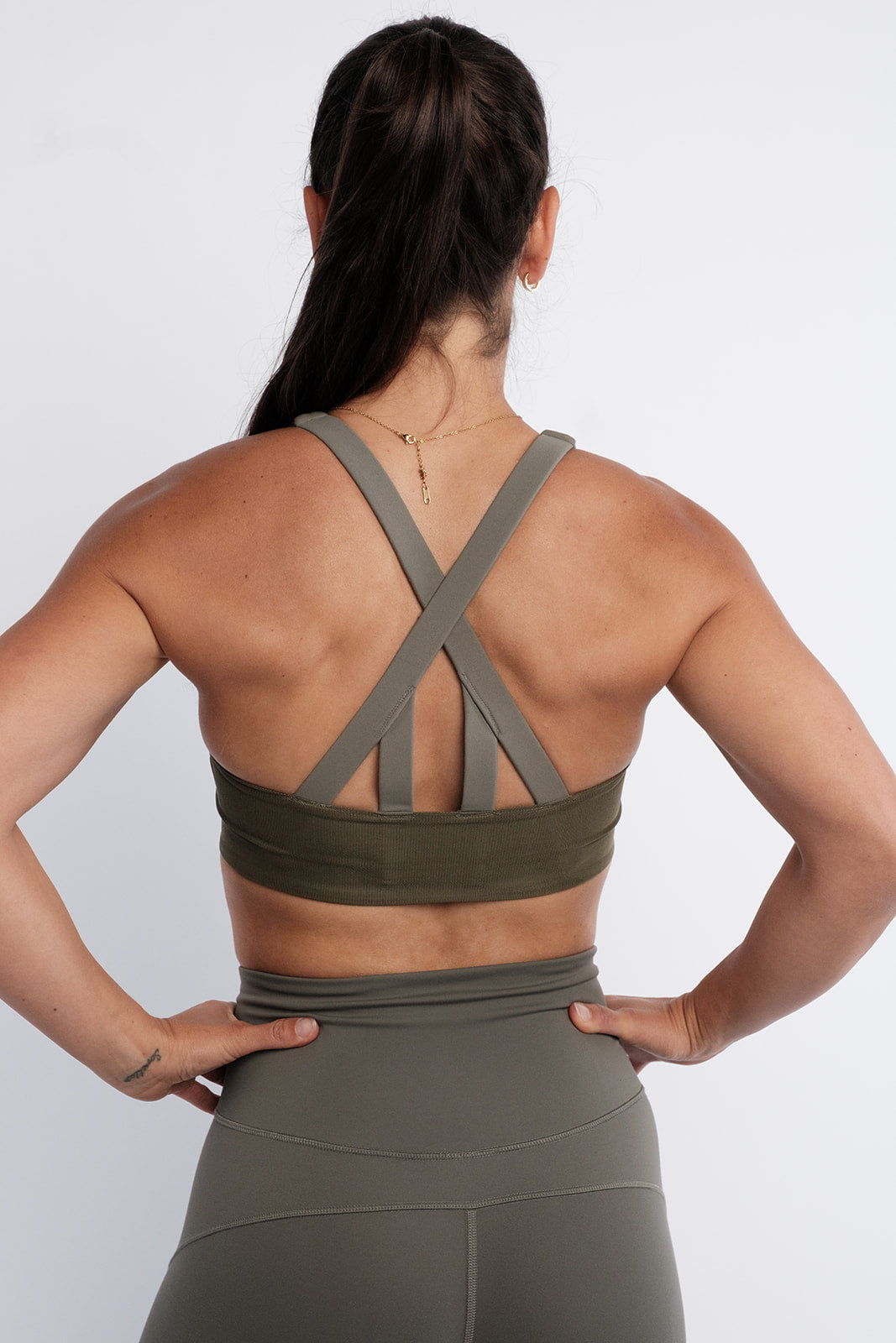 Resilience Women’s Sports Bra - Olive