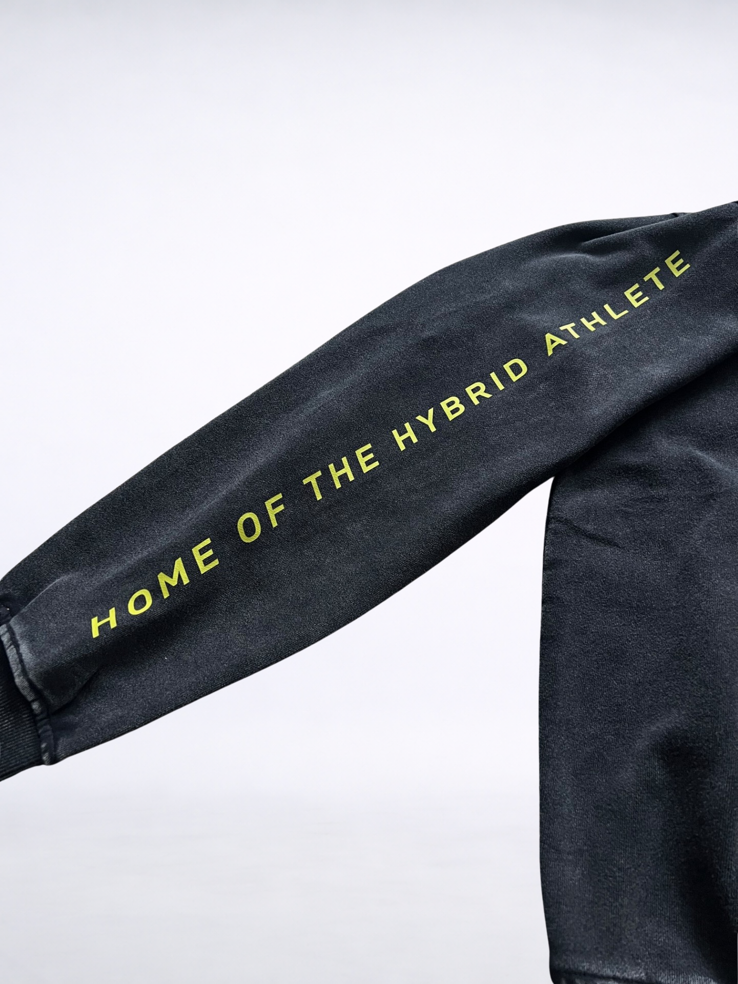 Resilience Garment-Washed Unisex Hoodie - Black